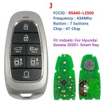 2019-2023 Hyundai Sonata / 7-Button Smart Key / PN: 95440-L1500 / TQ8-F08-4F28 (AFTERMARKET)